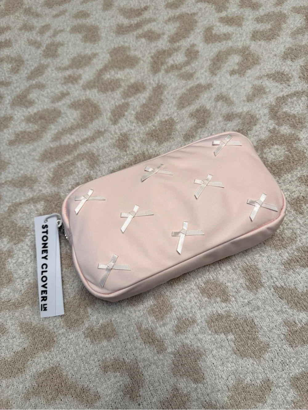 Stoney Clover Small Pouch with Bows - Ballet Slippers